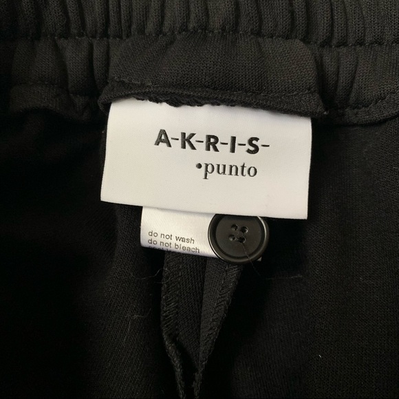 Akris Punto Marla Wide Leg Stripe Trouser Pants 10 - Picture 10 of 11